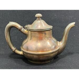 RARE Burley & Co. Silver Soldered Teapot